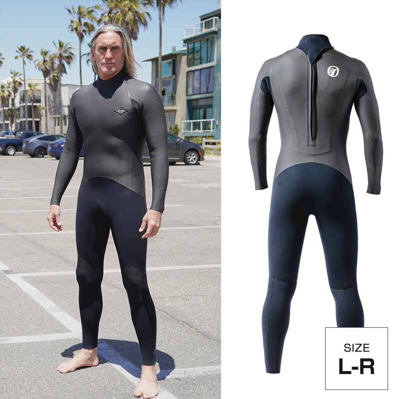 ウエットスーツ RINCON 5/3mm起毛 BACK-ZIP フルスーツ WINTER仕様 L-Rサイズ[シンプル スタイル 大人に人気 RINCON ブランド 真冬用 神奈川県 海老名市 ]