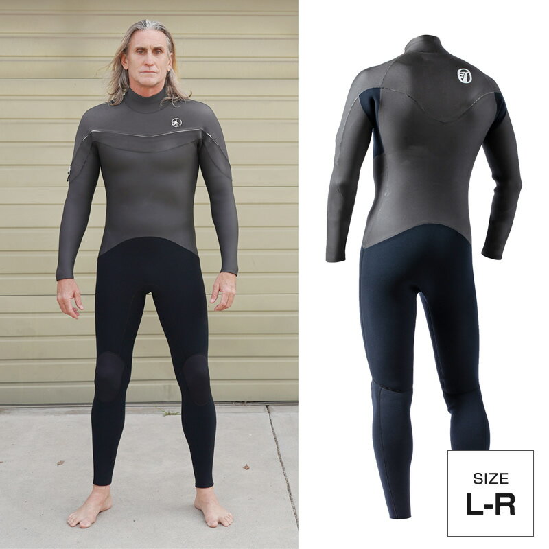 【ふるさと納税】ウエットスーツ RINCON 5/3mm起毛 LONG-CHEST-ZIP フルスーツ WINTER仕様 L-Rサイズ【 マリンスポーツ ウエッ...