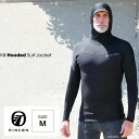 【ふるさと納税】ウエットスーツ Rincon 1mm KILL HOODED 長袖 JACKET。真夏仕様5.5cmバイザー付き Mサイズ【 大人に人気 RIN...