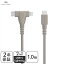 ڤդ뤵Ǽǡ MOTTERU(åƥ) ʤ䤫ޤʤ 2in1 ꥳ󥱡֥ ® ǡžб Apple MFiǧ USB-C to Lightning &USB-C 1m Х2 2ǯݾڡMOT-SCB2IN1G100˥ƥ졼  Ϸ̾ 