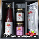 【ふるさと納税】海老名産ラズベリージュース・ジャム・ティー3点セット【 飲み物 ジャム 紅茶 神奈川県 海老名市 】