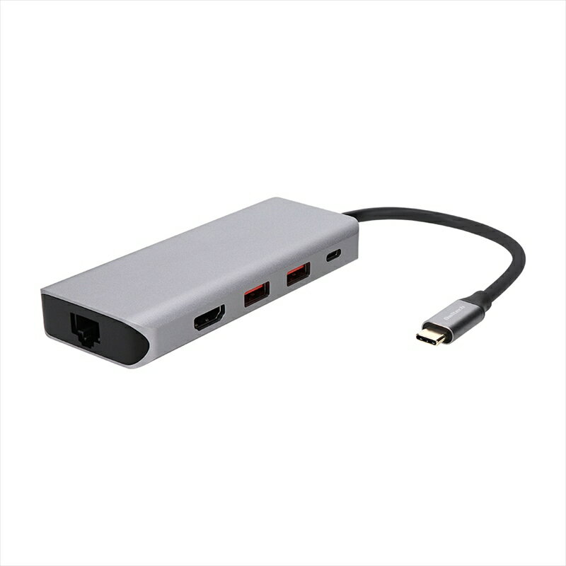 楽天神奈川県海老名市【ふるさと納税】 Owltech（オウルテック） USB タイプC to HDMI/LAN/タイプA×2 マルチポートアダプタ OWL-DSU31A2HLC-SV 【 アダプター 家電 神奈川県 海老名市 】