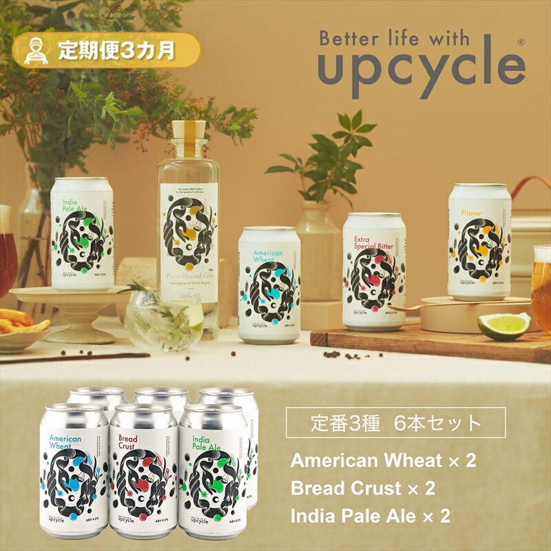 【ふるさと納税】【定期便3カ月】サスティナブル・クラフトビール 飲み比べ3種 6本セット 【 クラフトビール ギフト おうち時間 グランピング キャンプ プレゼ...