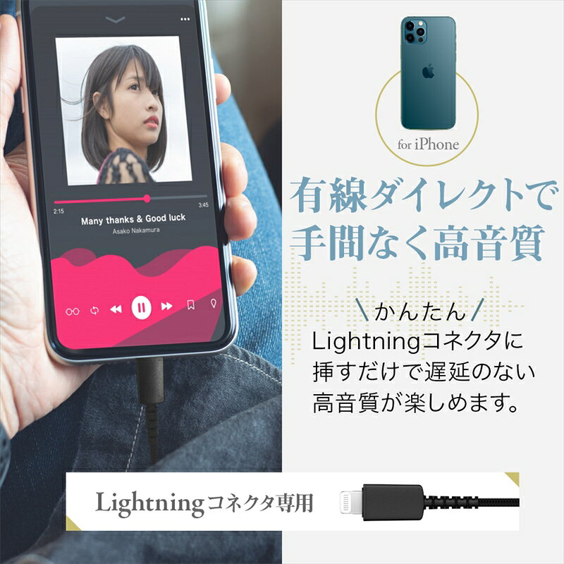 【ふるさと納税】 Owltech アルミニウムハウジング採用 ステレオLightningイヤホン リモコン＆マイク付き OWL-EPLT04シリーズ　シルバー　オウルテック【家電 イヤフォン スマートフォンアクセサリー ガジェット 海老名市 】 f142158-ebina-10000764 神奈川県海老名市 サンプル画像3
