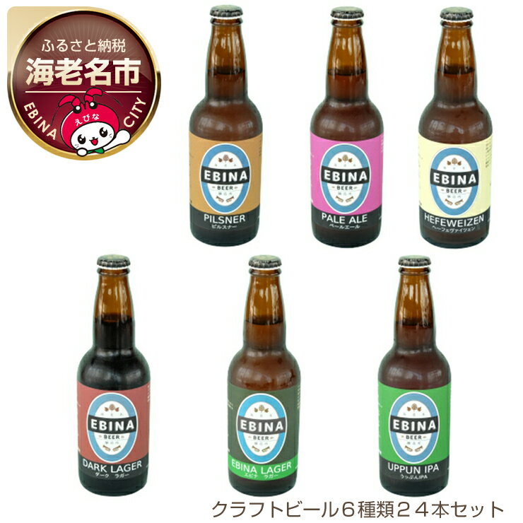 【ふるさと納税】クラフトビール6種類24本セット【 酒　チェ