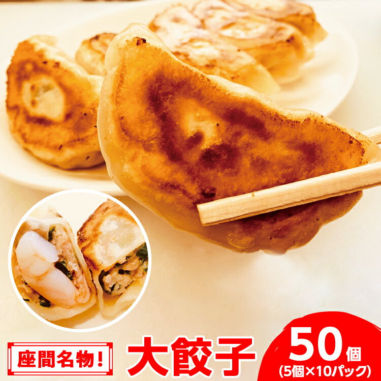 【ふるさと納税】座間名物！大餃子5個×10パック合計50個※着日指定不可