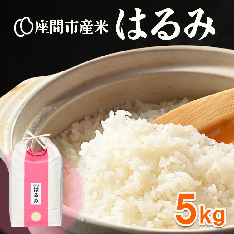 座間市産米 はるみ 5kg ※2024年10月中旬頃〜順次発送予定 ※離島への配送不可