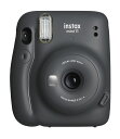 【ふるさと納税】インスタントカメラ“チェキ” instax mini 11（チャコールグレー）＋専用フィルム1パック(10枚)付