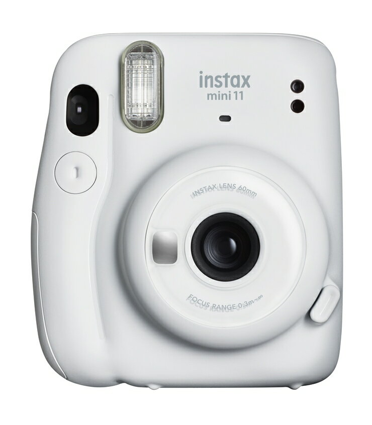 【ふるさと納税】インスタントカメラ“チェキ” instax mini 11（アイスホワイト）＋専用フィルム1パック(10枚)付