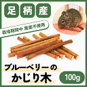 小動物用品人気ランク7位　口コミ数「1件」評価「3」「【ふるさと納税】【小動物ペットに】足柄産ブルーベリーのかじり木100g【 ペット 神奈川県 南足柄市 】」