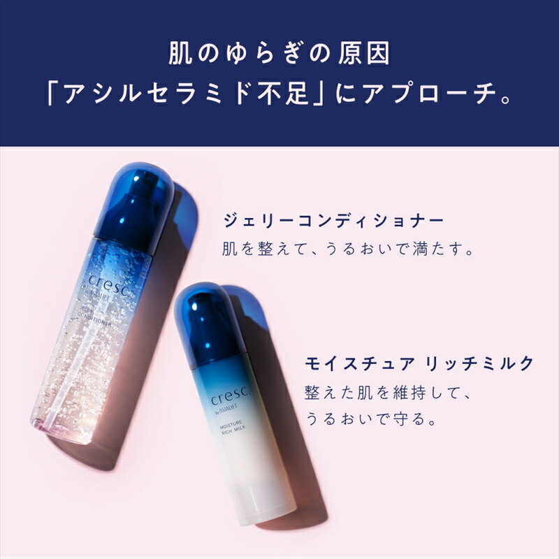 【ふるさと納税】富士フイルム 《敏感肌ベーシックセット》クレスク by アスタリフトジェリーコンディショナー　クレスク by アスタリフトモイスチュア リッチミルク【 化粧品 コスメ スキンケア 神奈川県 南足柄市 】