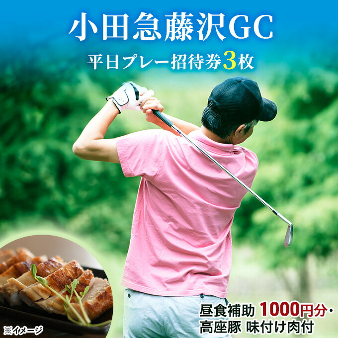 【ふるさと納税】小田急藤沢GC平日プレー招待券3枚(食事・お土産付)　【ゴルフ場利用権】