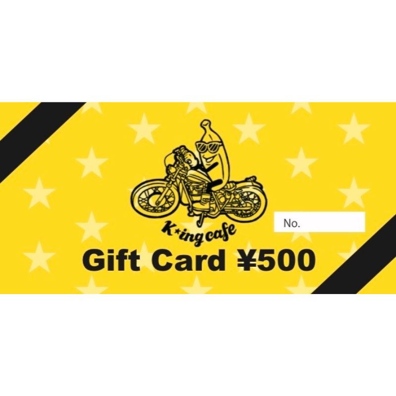 ڤդ뤵ǼǡKing cafe  Gift Card 500ߡ5硡  å Ф Ѹ ι  Ź...