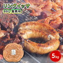 【ふるさと納税】リングイッサ BBQ 業務用 5kg 生ソーセージ 肉本来の旨味 特大生ソーセージ ジューシー バーベキュー パーティー ブラジル式生ソーセージ