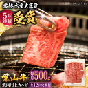 【ふるさと納税】【全12回定期便】 葉山牛 焼肉用上カルビ500g / 牛肉 牛 肉 お肉 国産 赤身肉 やきにく 焼き肉 カルビ かるび 上カルビ 上かるび ...