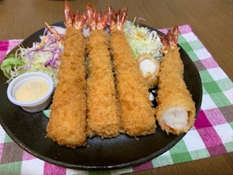 【ふるさと納税】大海老フライ10尾（約500g）【冷凍 冷凍食品 神奈川県 大磯町 ブラックタイガー 大海老 洋食 進物用 お惣菜 父の日 お歳暮 ギフト 贈答品 食品 増粘多糖類 母の日 ディナー 誕生日 忘年会】