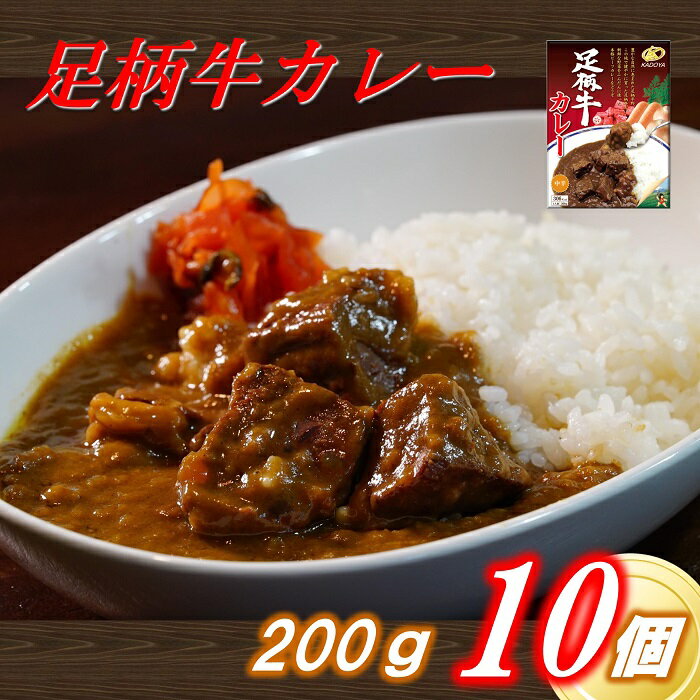 足柄牛を贅沢に使ったカレー200g×10個セット