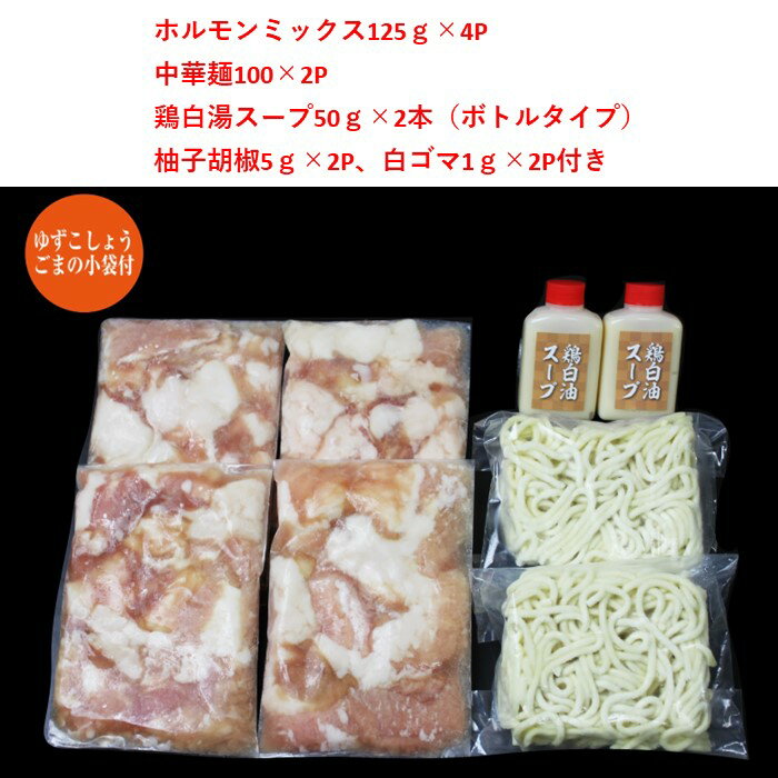 【ふるさと納税】足柄牛もつ鍋2人前！お肉500g入り