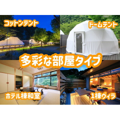 【ふるさと納税】SPRINGS VILLAGE 足柄丹沢温泉リゾート&グランピング 宿泊補助券 10000円【1480407】