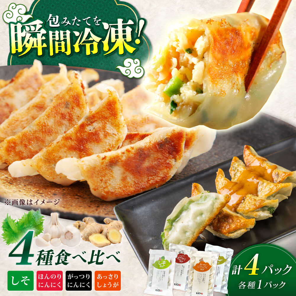【ふるさと納税】餃子屋ヒロの全種類食べ比べセット【餃子屋ヒロ】餃子 ぎょうざ 冷凍餃子 神奈川県開..