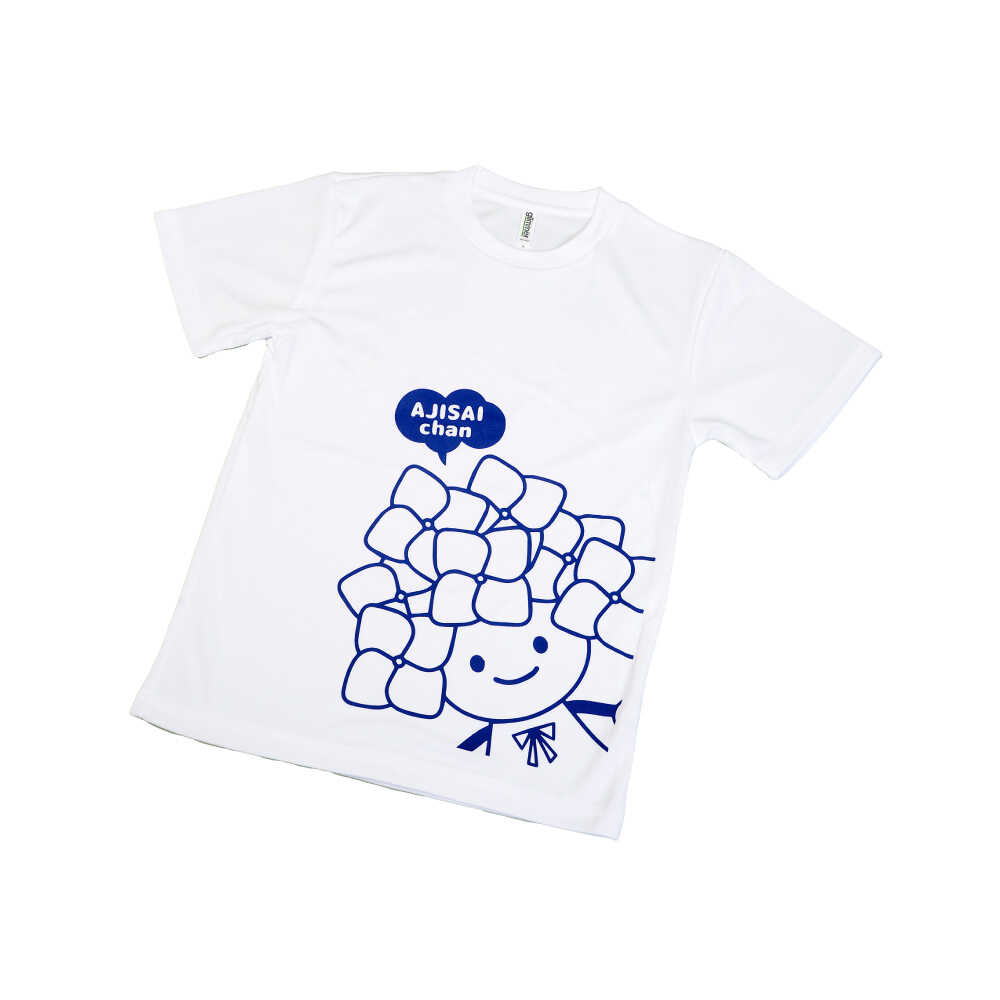 【ふるさと納税】ご当地キャラクターあじさいちゃんグッズ　Tシャツ ホワイト Sサイズ 1枚【開成町商工振興会】[BDAY005]