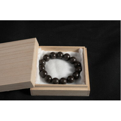 【ふるさと納税】本小松石 数珠14mm珠【1372478】