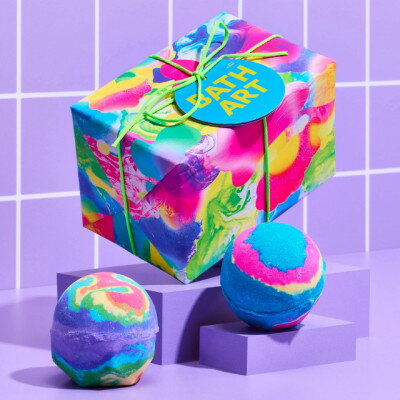 【ふるさと納税】LUSH (ラッシュ) バスアートギフト バスボム2種セット【1687714】