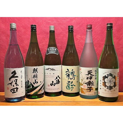 新潟の厳選酒蔵 純米吟醸飲み比べセット(720ml×6本) | お酒 さけ 人気 おすすめ 送料無料 ギフト