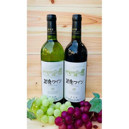 雪国の「越後ワイン」　赤白セット（720ml×各1本） | お酒 さけ 人気 おすすめ 送料無料 ギフト