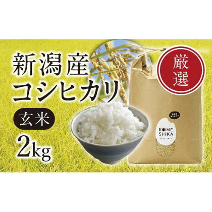 【令和5年産米】新潟産コシヒカリ 玄米2kg | お米 こめ 食品 人気 おすすめ 送料無料