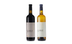 【ふるさと納税】SABLE赤白 ワインセット（750ml×2本）　【お酒・ワイン・ワインセット】 画像1