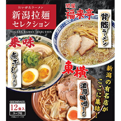 15位! 口コミ数「1件」評価「4」新潟拉麺セレクション 3種6袋セット　【麺類・ラーメン】