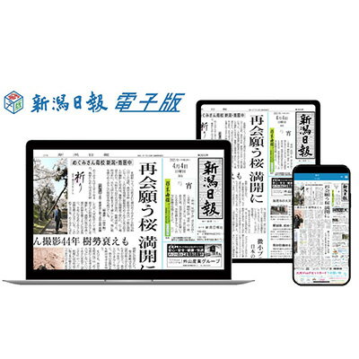 【ふるさと納税】新潟日報電子版　1カ月　【雑貨・日用品】