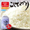 32位! 口コミ数「0件」評価「0」令和5年 栽培期間中減農薬・減化学肥料栽培米こしひかり5kg 無洗米 定期便6ヶ月　【定期便・ お米 ブランド米 銘柄米 白米 ご飯 おにぎ･･･ 
