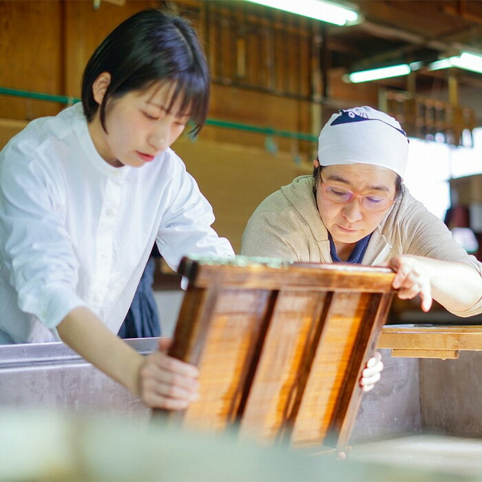 【ふるさと納税】O7-01小国和紙の紙漉き体験