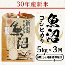 【ふるさと納税】<定期便>3-058【3ヶ月連続お届け】魚沼...