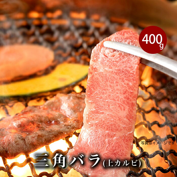 牛肉 焼肉 76-79焼肉界の最強存在!高級希少部位!三角バラ(上カルビ)400g