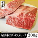 【ふるさと納税】63-43新潟県産 越後牛三角バラブロック300g