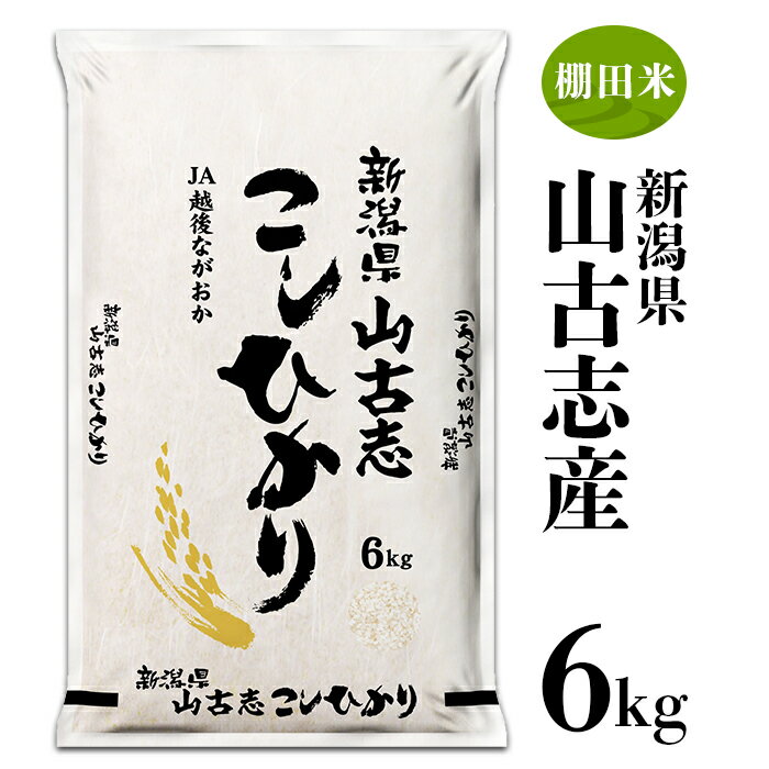 【ふるさと納税】米 白米 コシヒカリ 新潟 令和5年 75-Y061新潟県長岡産コシヒカリ山古志地域棚田米6kg