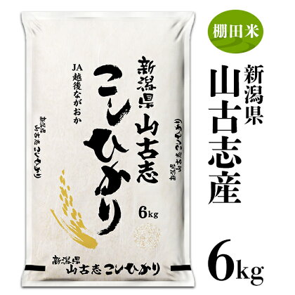 米 白米 コシヒカリ 新潟 令和5年 75-Y061新潟県長岡産コシヒカリ山古志地域棚田米6kg