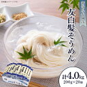 【ふるさと納税】80-07友白髪そうめん 200g×20把