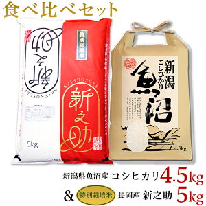 【ふるさと納税】米 白米 コシヒカリ 新之助 食べ比べ 魚沼 新潟 令和5年 B7-41新潟県魚沼産...