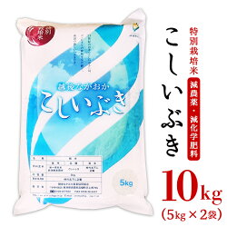 【ふるさと納税】75-KS101新潟県長岡産特別栽培米こしいぶき10kg（5kg×2袋）