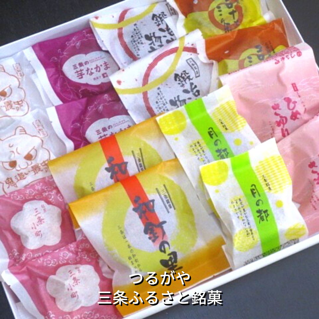 三条ふるさと銘菓 8種×各2個 計16個 詰合せ 菓子 スイーツ 詰め合わせ [つるがや]