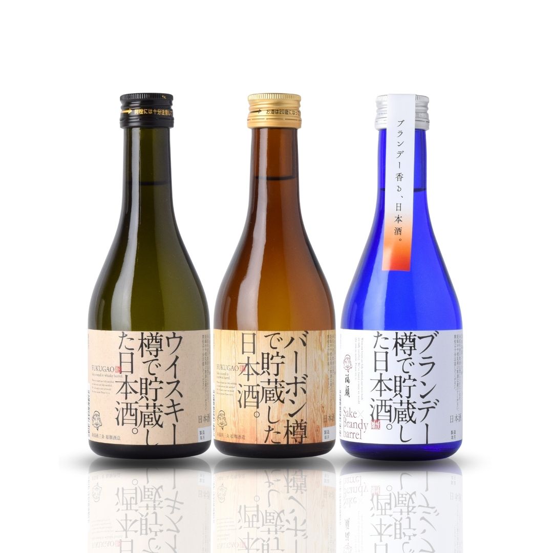 【ふるさと納税】【父の日にお届け】洋酒樽で貯蔵した日本酒飲み比べセット（300ml×3本）日本酒 ギフトセット 新潟県 [福顔酒造]【010S094】