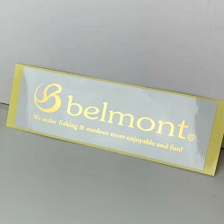 【ふるさと納税】[ベルモント] belmontロゴステッカー(GD) ステッカー アウトドア用品 キャンプ用品【001S001】 画像1