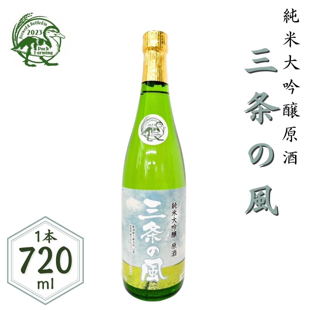 【ふるさと納税】純米大吟醸 原酒「三条の風」 720ml 1