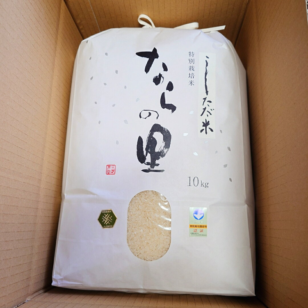 【ふるさと納税】新米 新潟県産コシヒカリ「ならの里」10kg 特別栽培米 令和7年産米 新潟県三条市下田産 こしひかり [農事組合法人ならやま]【026S038】
