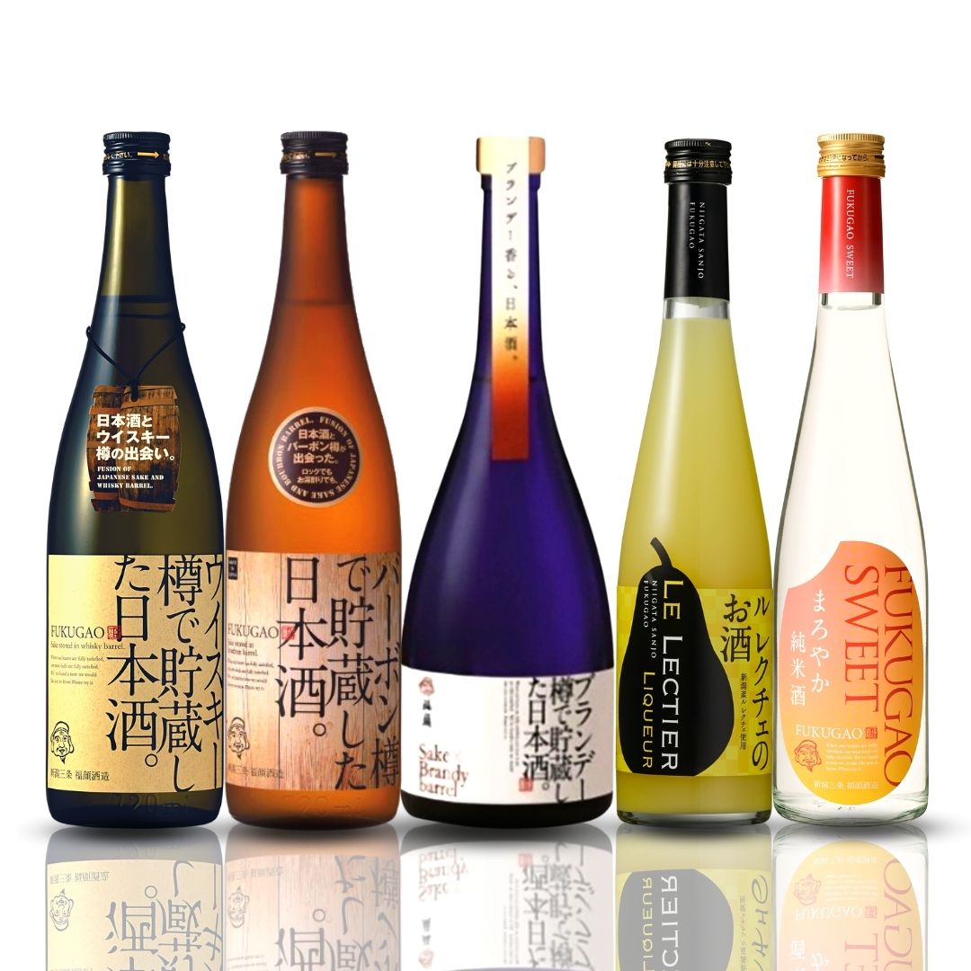 洋酒樽貯蔵 日本酒 まろやか純米酒 ル レクチェのお酒セット 新潟県 日本酒 [福顔酒造] 