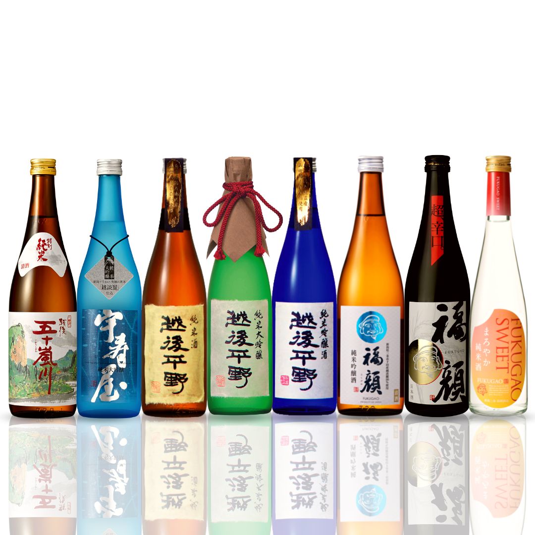 【ふるさと納税】福顔酒造 純米シリーズ 日本酒飲み比べ8本セット（720ml×7本、500ml×1本） 純米大吟醸 純米吟醸 純米酒 新潟県 日本酒【043S001】